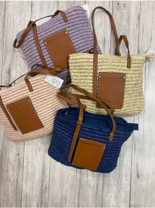 Nyári szalma táska.