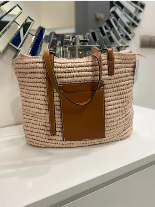 Nyári szalma táska.