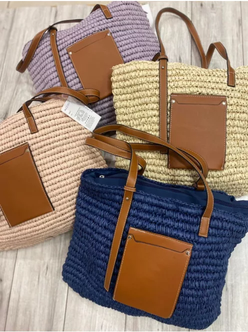 Nyári szalma táska.