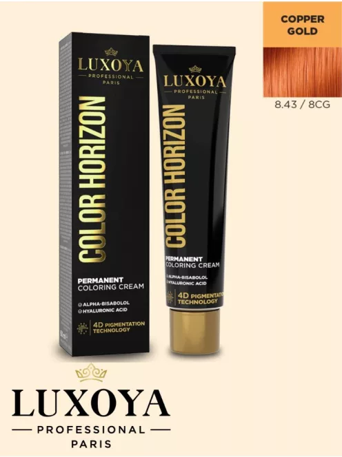 COLOR HORIZON - Ammóniás hajfesték 8.43/8CG 60ml