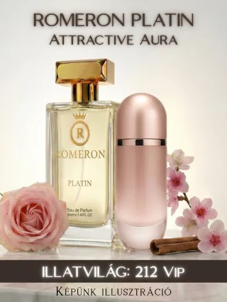   Romeron Platin – Attractive Aura | Női Eau de Parfum 50 ml