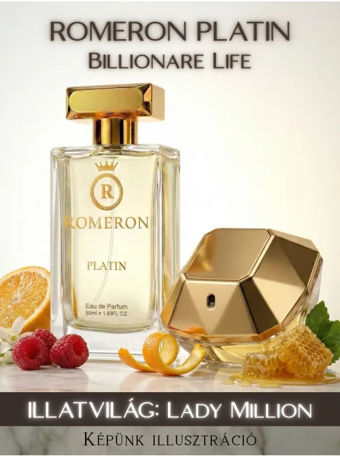 Romeron Platin – Billionaire Life | Női Eau de Parfum 50 ml