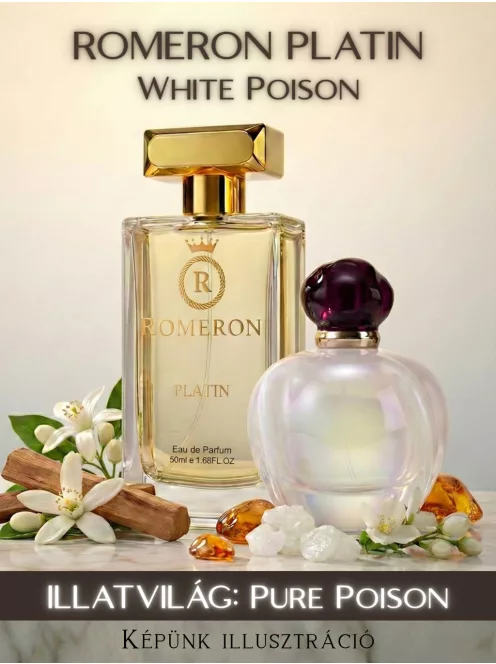 Romeron Platin – White Poison | Női Eau de Parfum 50 ml