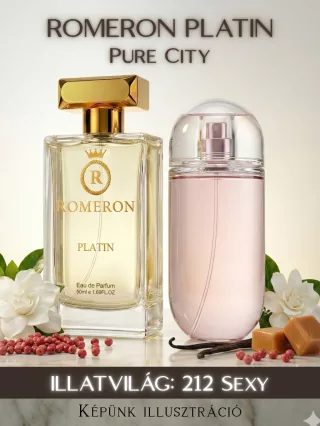 Romeron Platin – City Secret | Női Eau de Parfum 50 ml