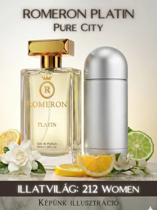 Romeron Platin – Pure City | Női Eau de Parfum 50 ml