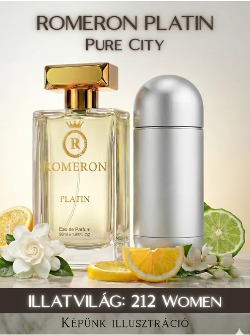 Romeron Platin – Pure City | Női Eau de Parfum 50 ml