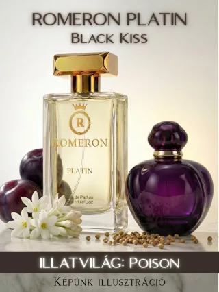 Romeron Platin – Black Kiss | Női Eau de Parfum 50 ml
