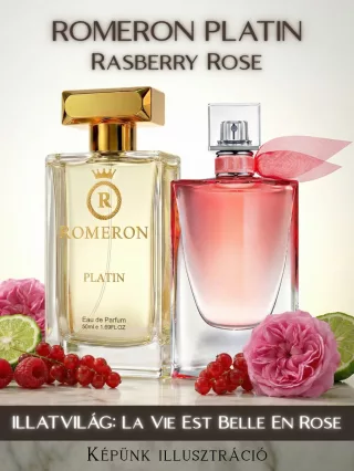 Romeron Platin – Raspberry Rose | Női Eau de Parfum 50 ml