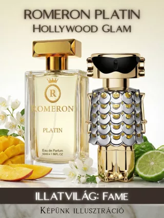 Romeron Platin – Hollywood Glam | Női Eau de Parfum 50 ml