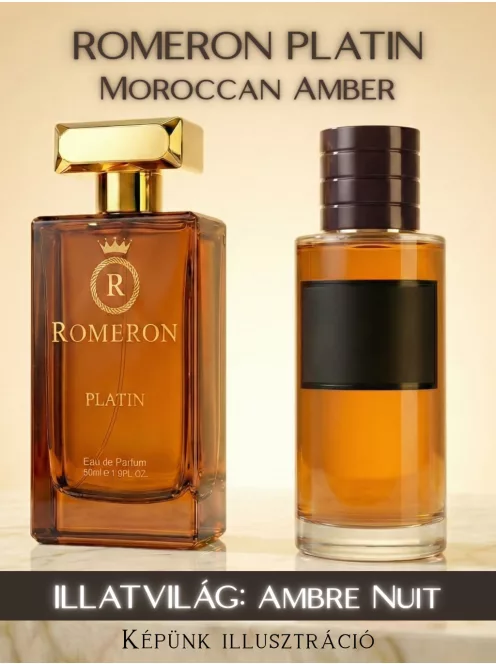 Romeron Platin – Moroccan Amber | Unisex Eau de Parfum 50 ml