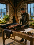 Romeron Platin – Raw Leather | Unisex Eau de Parfum 50 ml