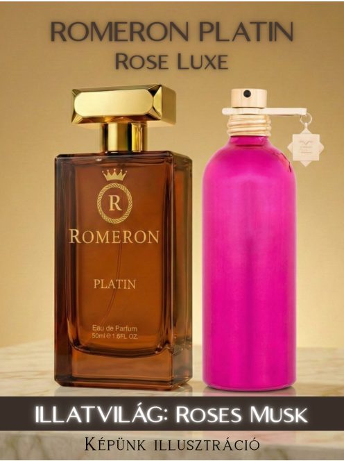 Romeron Platin – Rose Luxe | Unisex Eau de Parfum 50 ml