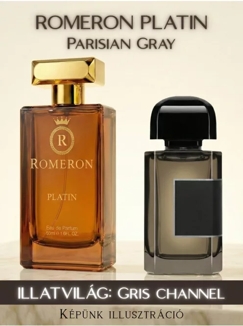 Romeron Platin – Parisian Grey | Unisex Eau de Parfum 50 ml