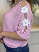 Denevérujjas, virágos felső