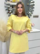 Vállán masnis tunika