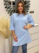 Vállán masnis tunika