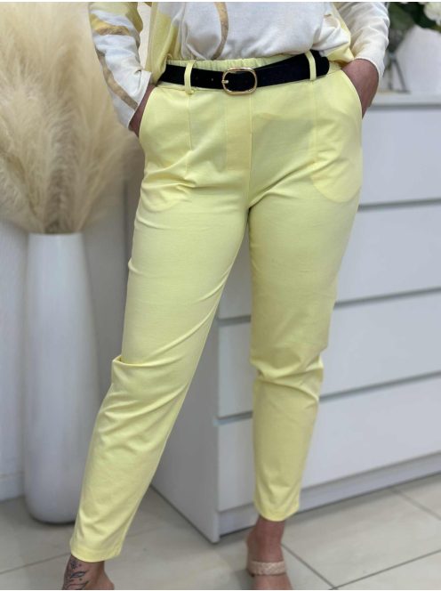 Csinos, pamut nadrág övvel