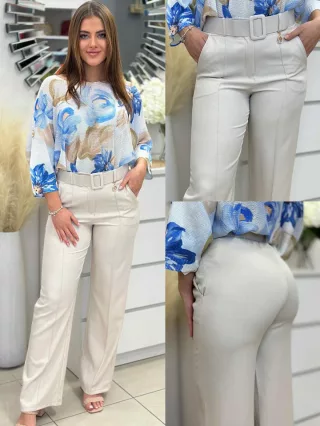 Elegáns, élvarrásos nadrág