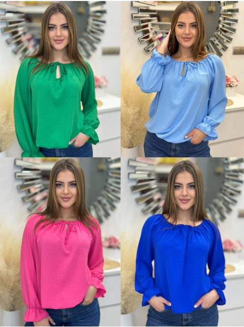 Vállra lehúzható blúz