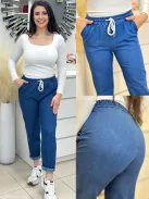 Rugalmas, farmer hatású nadrág