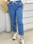 Rugalmas, farmer hatású nadrág