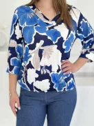 Hidegselyem hatású blúz