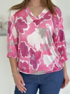 Hidegselyem hatású blúz