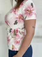 Mintás, lycra felső