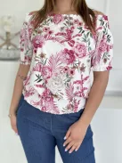 Mintás, lycra felső