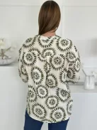 Lenvászon hatású felső