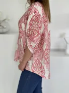 Lenvászon hatású felső