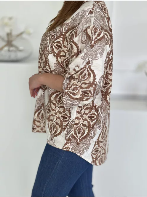 Lenvászon hatású felső