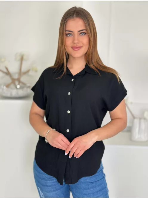 Lenvászon hatású felső