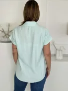 Lenvászon hatású felső