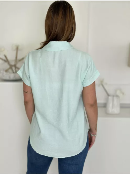 Lenvászon hatású felső