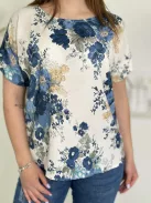 Lenge, mintás blúz