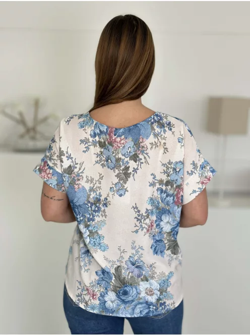 Lenge, mintás blúz