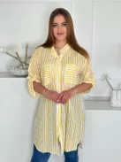 Lenge fazonú, pamut ingtunika