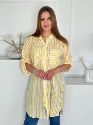 Lenge fazonú, pamut ingtunika