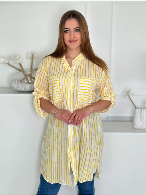 Lenge fazonú, pamut ingtunika