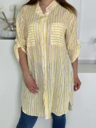 Lenge fazonú, pamut ingtunika