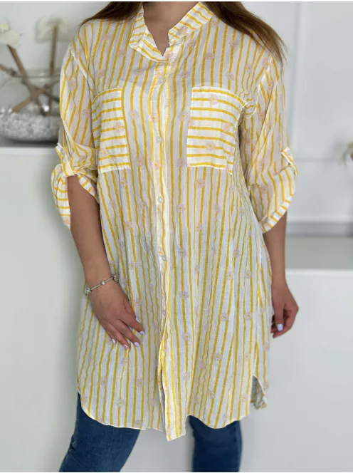 Lenge fazonú, pamut ingtunika