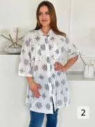 Lenge fazonú, pamut ingtunika