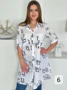 Lenge fazonú, pamut ingtunika