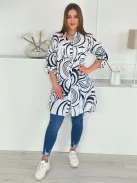 Lenge fazonú, pamut ingtunika