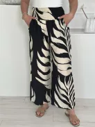 Lenvászon hatású, zsebes nadrág