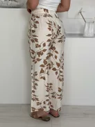 Lenvászon hatású, zsebes nadrág