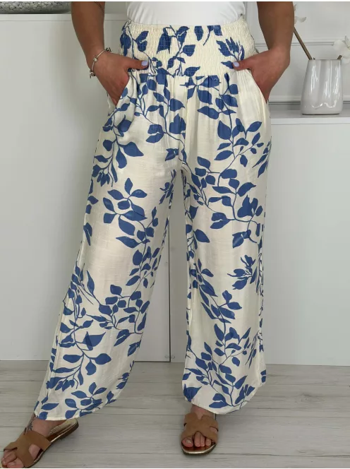 Lenvászon hatású, zsebes nadrág