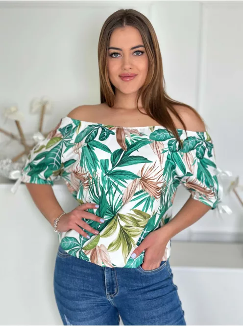 Vállra húzható lycra felső