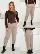 Mom fit nadrág övvel